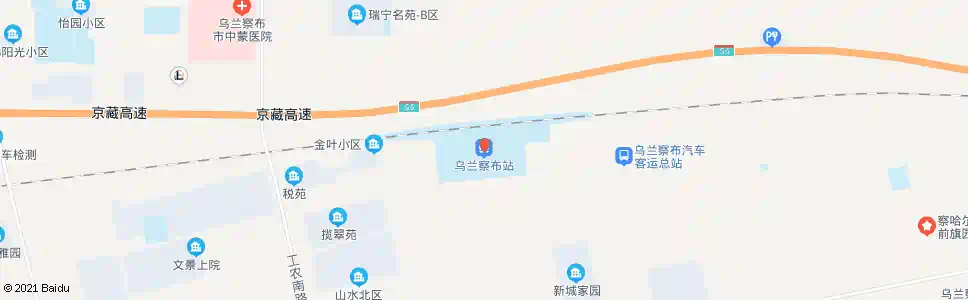 乌兰察布国道站_公交站地图_乌兰察布公交_妙搜公交查询2025