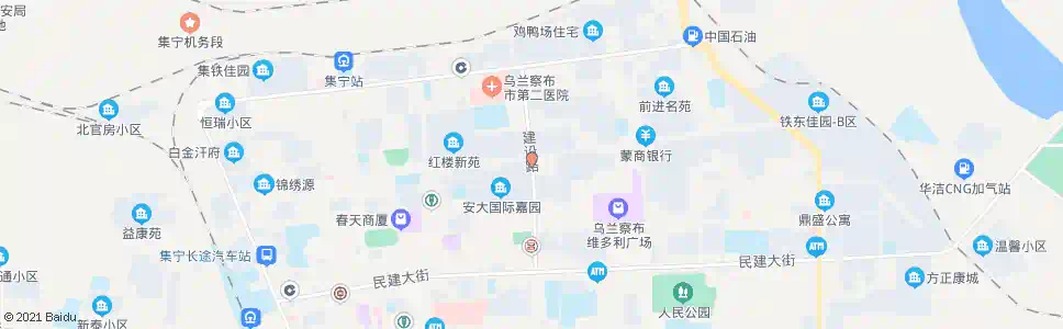 乌兰察布安大国际嘉园_公交站地图_乌兰察布公交_妙搜公交查询2025