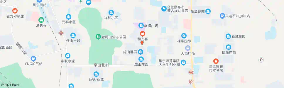乌兰察布公安公寓_公交站地图_乌兰察布公交_妙搜公交查询2025