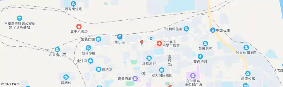 乌兰察布铁路文化宫_公交站地图_乌兰察布公交_妙搜公交查询2025