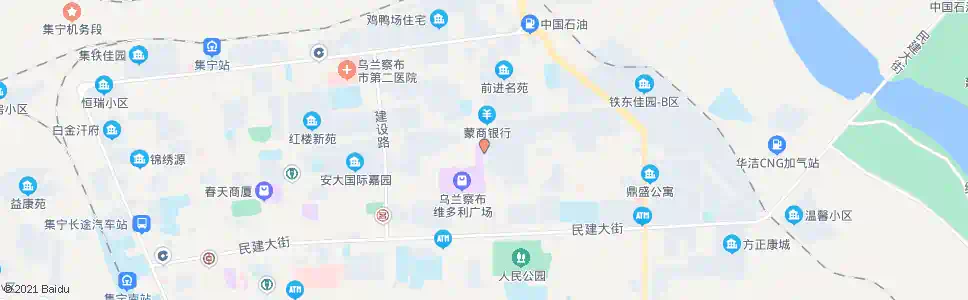 乌兰察布光辉小区_公交站地图_乌兰察布公交_妙搜公交查询2025