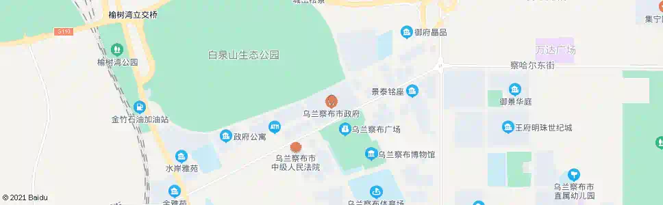 乌兰察布区委政府_公交站地图_乌兰察布公交_妙搜公交查询2025