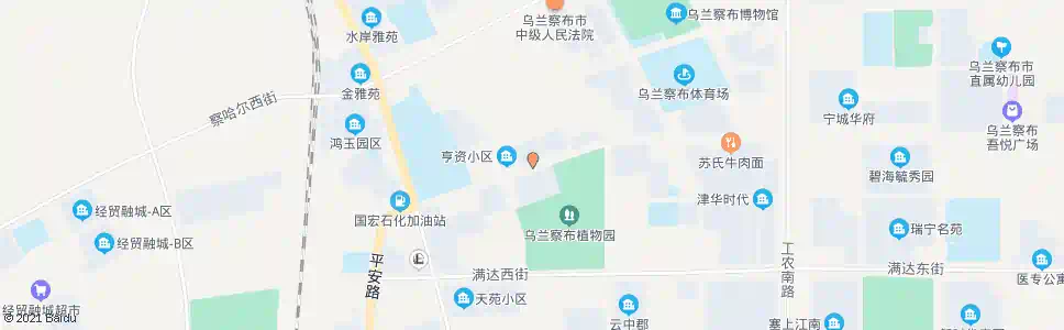 乌兰察布天骄城小区_公交站地图_乌兰察布公交_妙搜公交查询2025