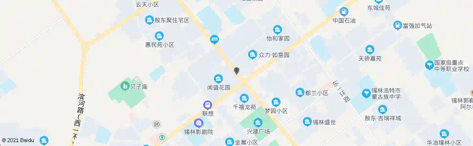 锡林郭勒东风路口_公交站地图_锡林郭勒公交_妙搜公交查询2025