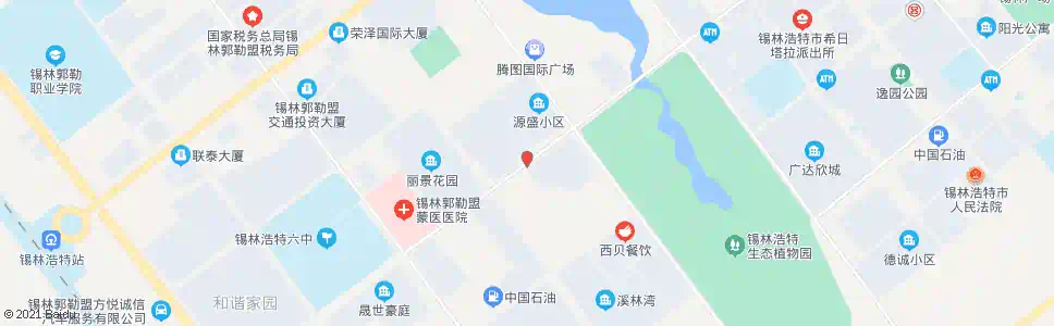 锡林郭勒左岸香槟小区_公交站地图_锡林郭勒公交_妙搜公交查询2025