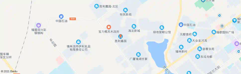 锡林郭勒胜利嘉园_公交站地图_锡林郭勒公交_妙搜公交查询2025