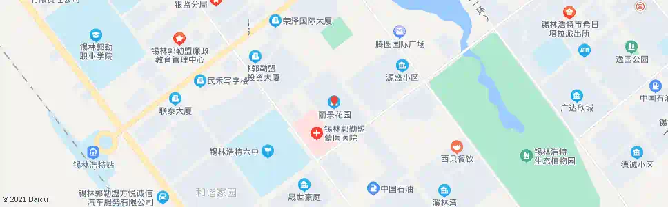 锡林郭勒丽景花园_公交站地图_锡林郭勒公交_妙搜公交查询2025
