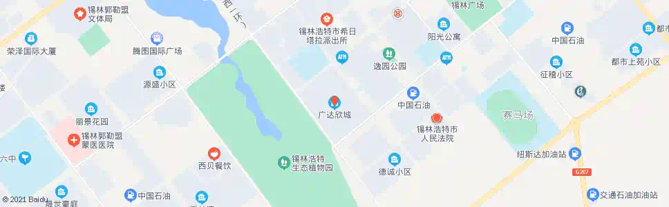 锡林郭勒广达欣城_公交站地图_锡林郭勒公交_妙搜公交查询2025