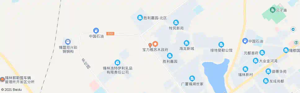 锡林郭勒宝力根办事处_公交站地图_锡林郭勒公交_妙搜公交查询2025