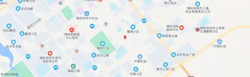 锡林郭勒白马饭店_公交站地图_锡林郭勒公交_妙搜公交查询2025
