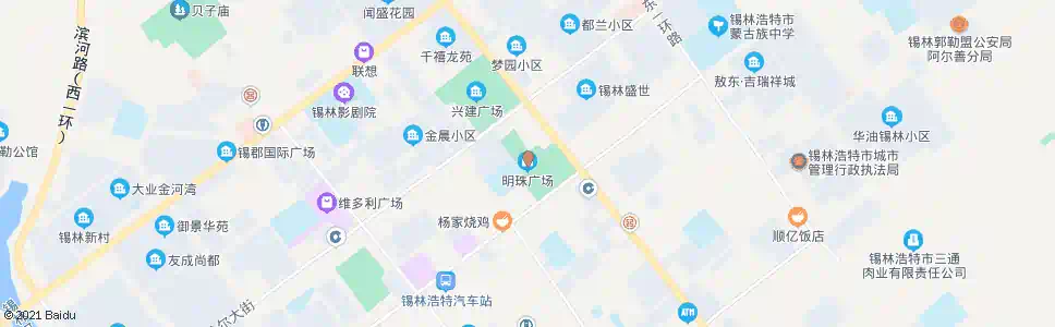 锡林郭勒明珠广场_公交站地图_锡林郭勒公交_妙搜公交查询2025