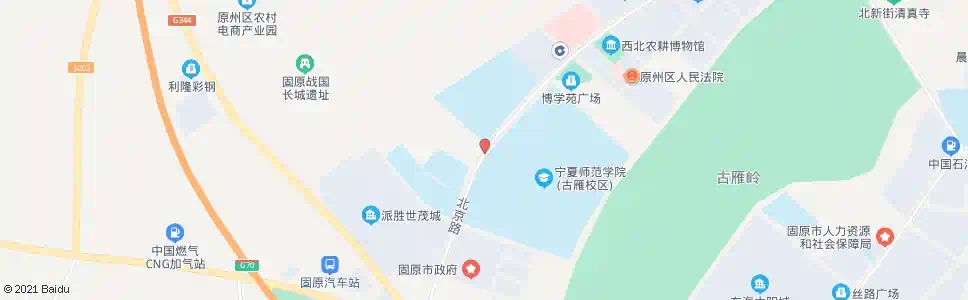 固原回中师院_公交站地图_固原公交_妙搜公交查询2025