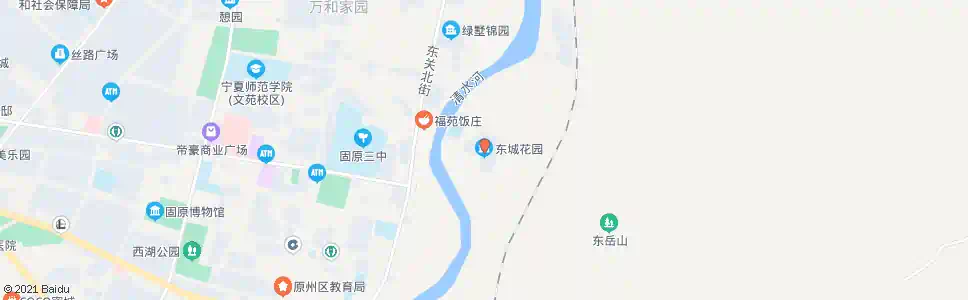 固原东城花园_公交站地图_固原公交_妙搜公交查询2025