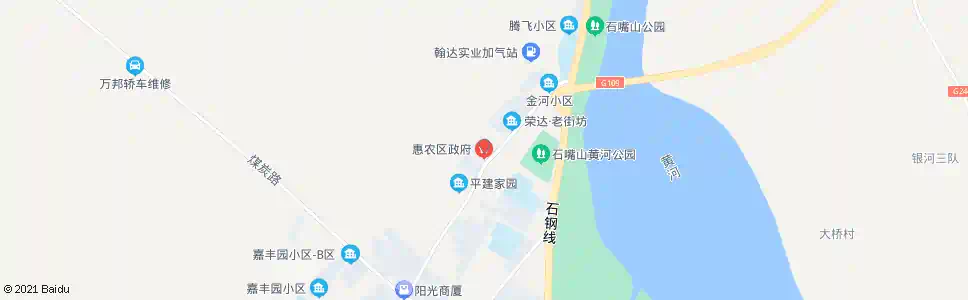 石嘴山惠农区政府_公交站地图_石嘴山公交_妙搜公交查询2025