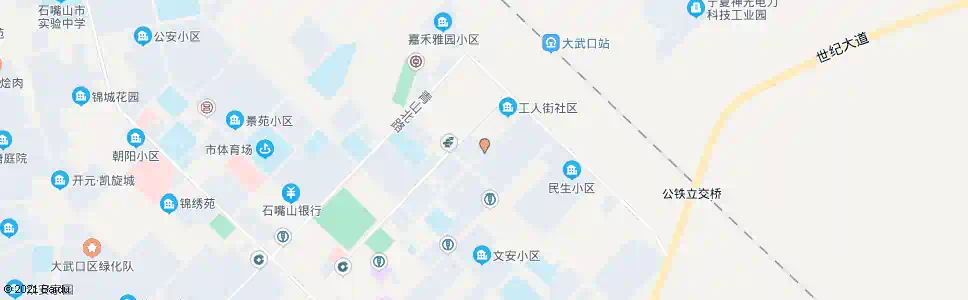 石嘴山人民路市_公交站地图_石嘴山公交_妙搜公交查询2025