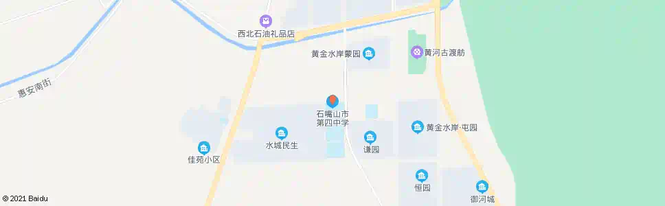 石嘴山第十四中_公交站地图_石嘴山公交_妙搜公交查询2025