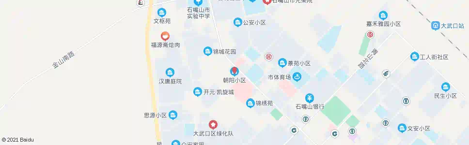 石嘴山朝阳小区_公交站地图_石嘴山公交_妙搜公交查询2025