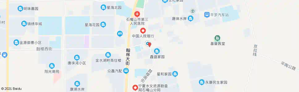 石嘴山三三一电信局_公交站地图_石嘴山公交_妙搜公交查询2025