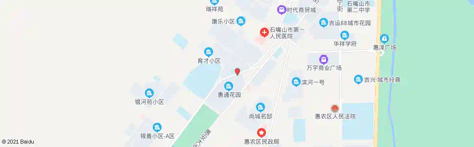 石嘴山惠通花园_公交站地图_石嘴山公交_妙搜公交查询2025