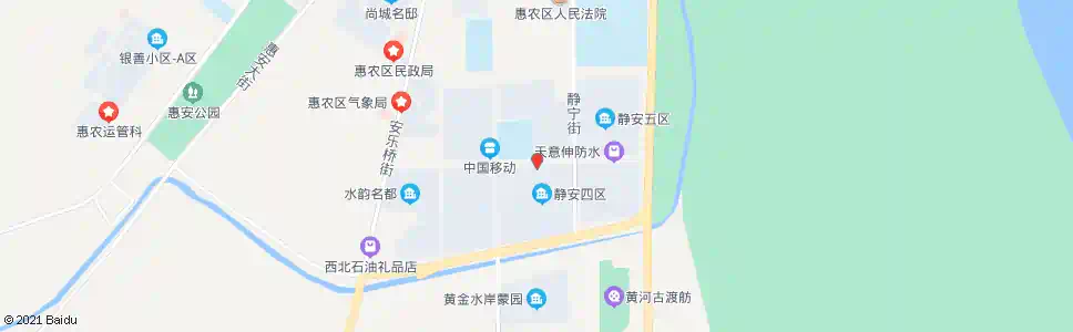 石嘴山静安四区北门_公交站地图_石嘴山公交_妙搜公交查询2025