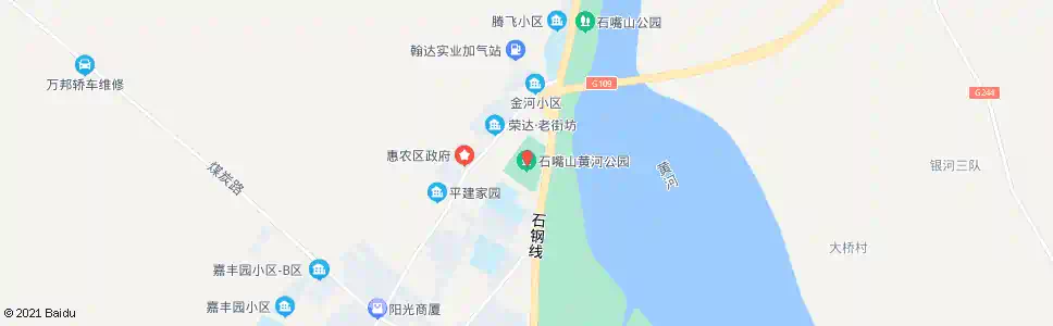 石嘴山黄河公园_公交站地图_石嘴山公交_妙搜公交查询2025