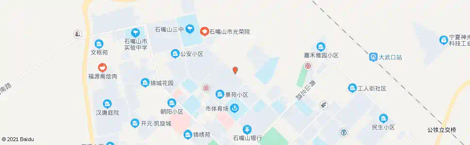 石嘴山军干所_公交站地图_石嘴山公交_妙搜公交查询2025
