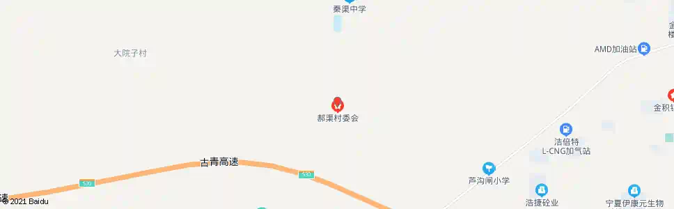 吴忠郝渠村_公交站地图_吴忠公交_妙搜公交查询2025