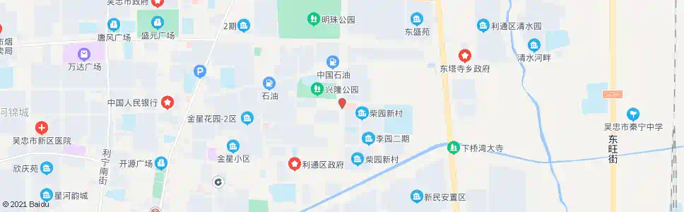 吴忠嘉宝花园_公交站地图_吴忠公交_妙搜公交查询2025