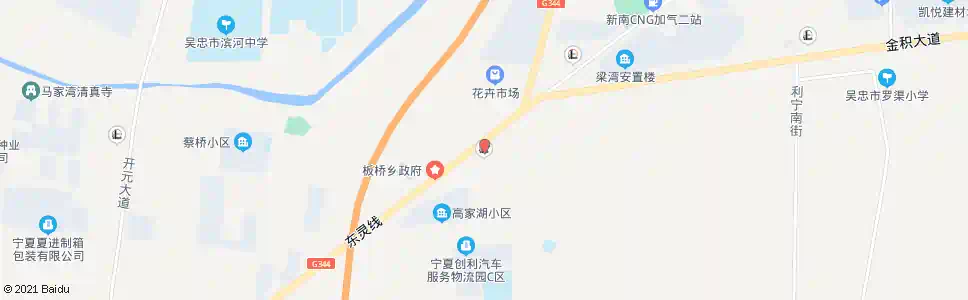 吴忠板桥_公交站地图_吴忠公交_妙搜公交查询2025