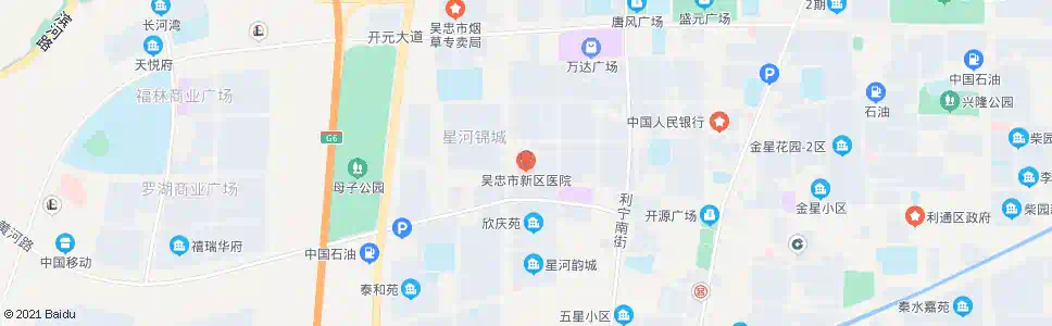 吴忠新区医院_公交站地图_吴忠公交_妙搜公交查询2025