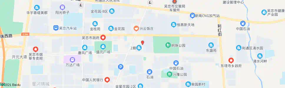 吴忠明珠花园_公交站地图_吴忠公交_妙搜公交查询2025