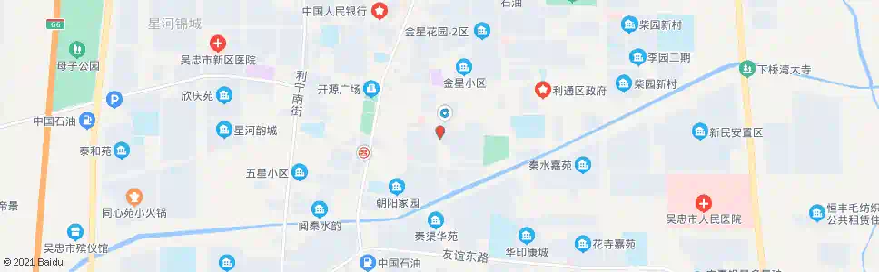 吴忠朝阳小区_公交站地图_吴忠公交_妙搜公交查询2025