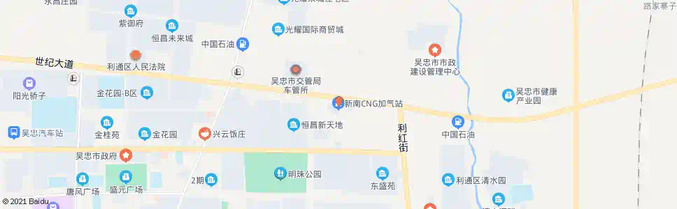 吴忠新华侨_公交站地图_吴忠公交_妙搜公交查询2025