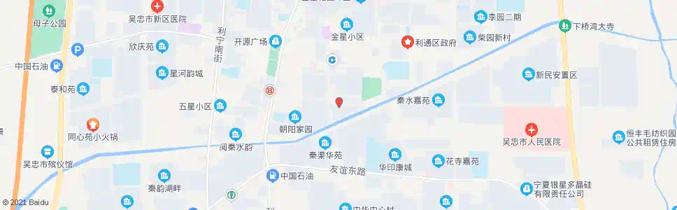 吴忠朝阳新村_公交站地图_吴忠公交_妙搜公交查询2025