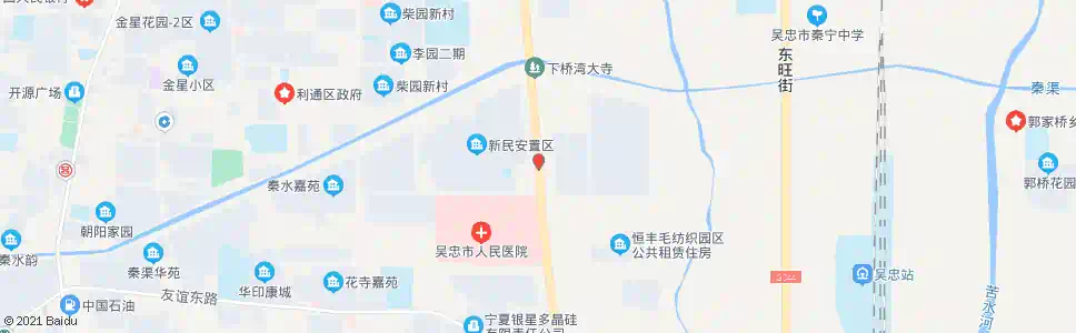 吴忠上桥_公交站地图_吴忠公交_妙搜公交查询2025