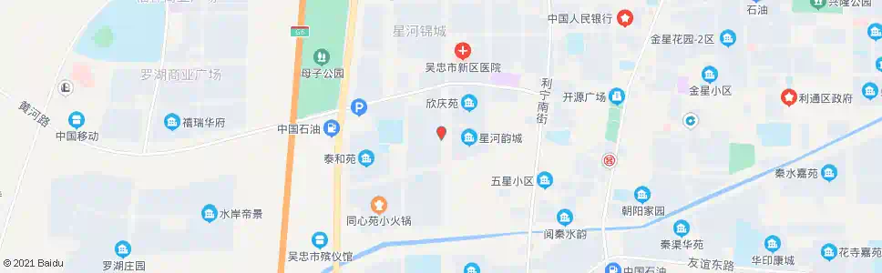 吴忠润泽华府东门_公交站地图_吴忠公交_妙搜公交查询2025