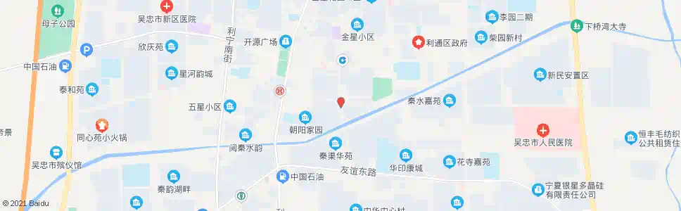 吴忠金屋大厦_公交站地图_吴忠公交_妙搜公交查询2025