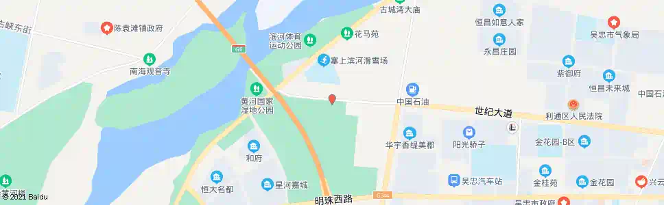 吴忠树木园(八字湖)_公交站地图_吴忠公交_妙搜公交查询2025