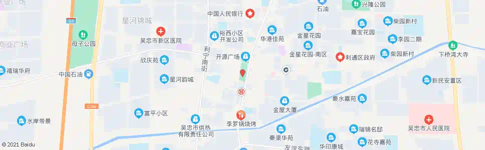 吴忠明珠广场_公交站地图_吴忠公交_妙搜公交查询2025