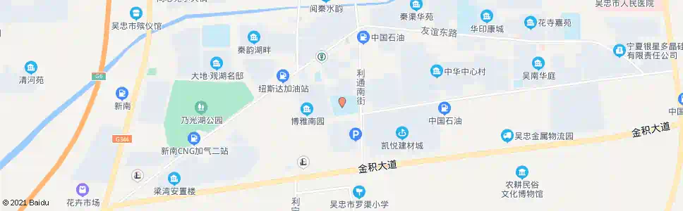 吴忠华三小学_公交站地图_吴忠公交_妙搜公交查询2025