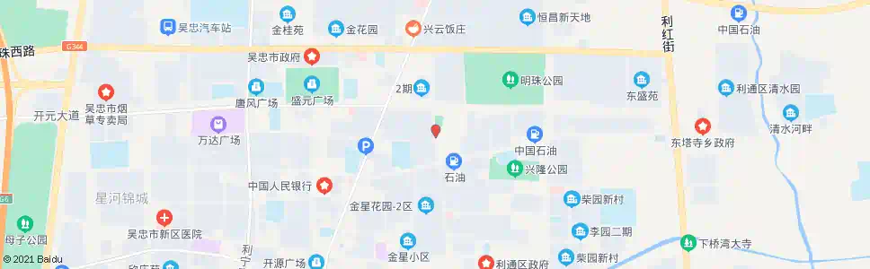 吴忠明珠苑_公交站地图_吴忠公交_妙搜公交查询2025