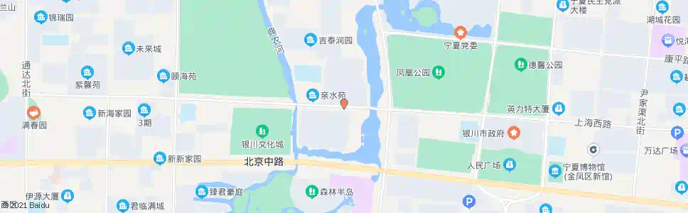 银川陶然水岸北_公交站地图_银川公交_妙搜公交查询2025