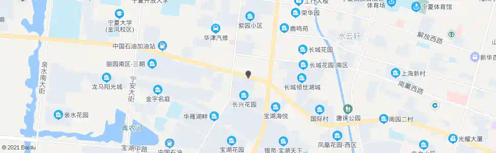银川长兴园_公交站地图_银川公交_妙搜公交查询2025