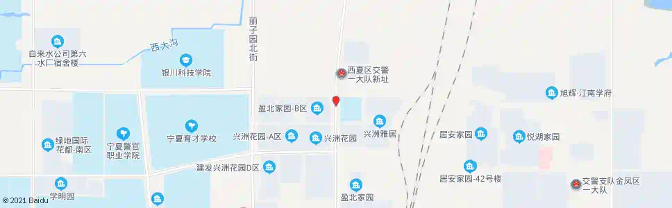 银川兴州街培华路口_公交站地图_银川公交_妙搜公交查询2025