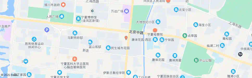 银川正源南街_公交站地图_银川公交_妙搜公交查询2025