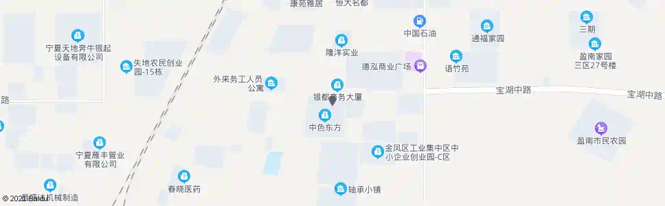 银川星日电子_公交站地图_银川公交_妙搜公交查询2025