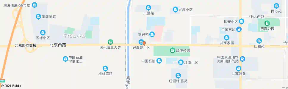 银川宁夏第四人民医院_公交站地图_银川公交_妙搜公交查询2025