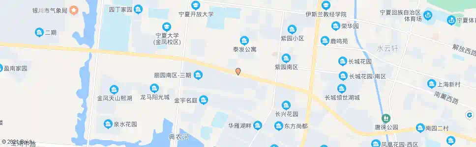 银川长城路庆祥街口_公交站地图_银川公交_妙搜公交查询2025