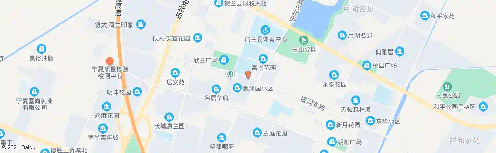 银川富兴街口_公交站地图_银川公交_妙搜公交查询2025