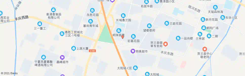 银川骏景雅苑_公交站地图_银川公交_妙搜公交查询2025